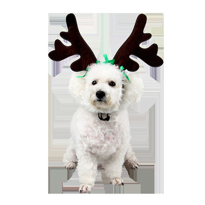 HolidayHoof™ – The Perfect Deer-Inspired Christmas Hat for Your Pet