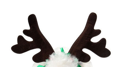 HolidayHoof™ – The Perfect Deer-Inspired Christmas Hat for Your Pet